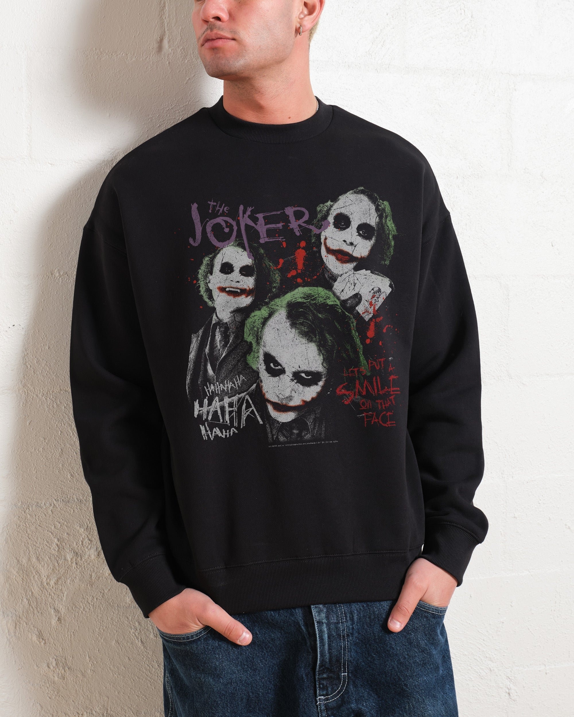 The Joker Vintage Unisex Sweatshirt 340gsm Cotton Polyester Blend