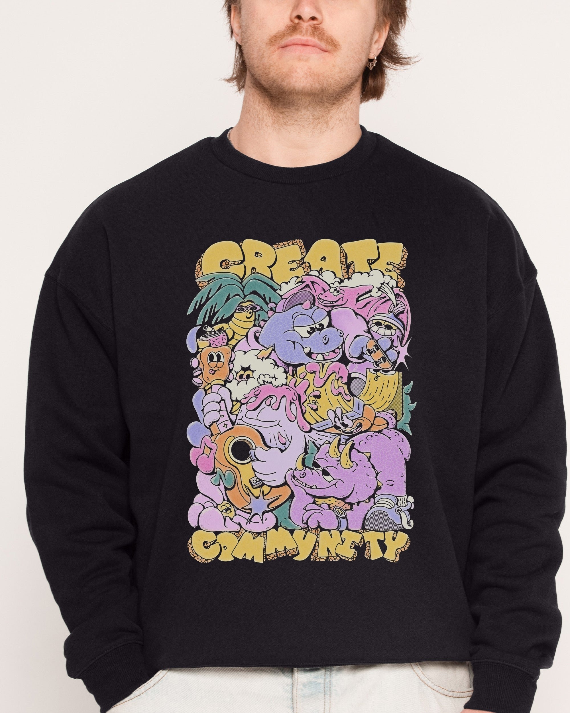Create Community Unisex Sweatshirt 80% Cotton 340gsm Graphic Print