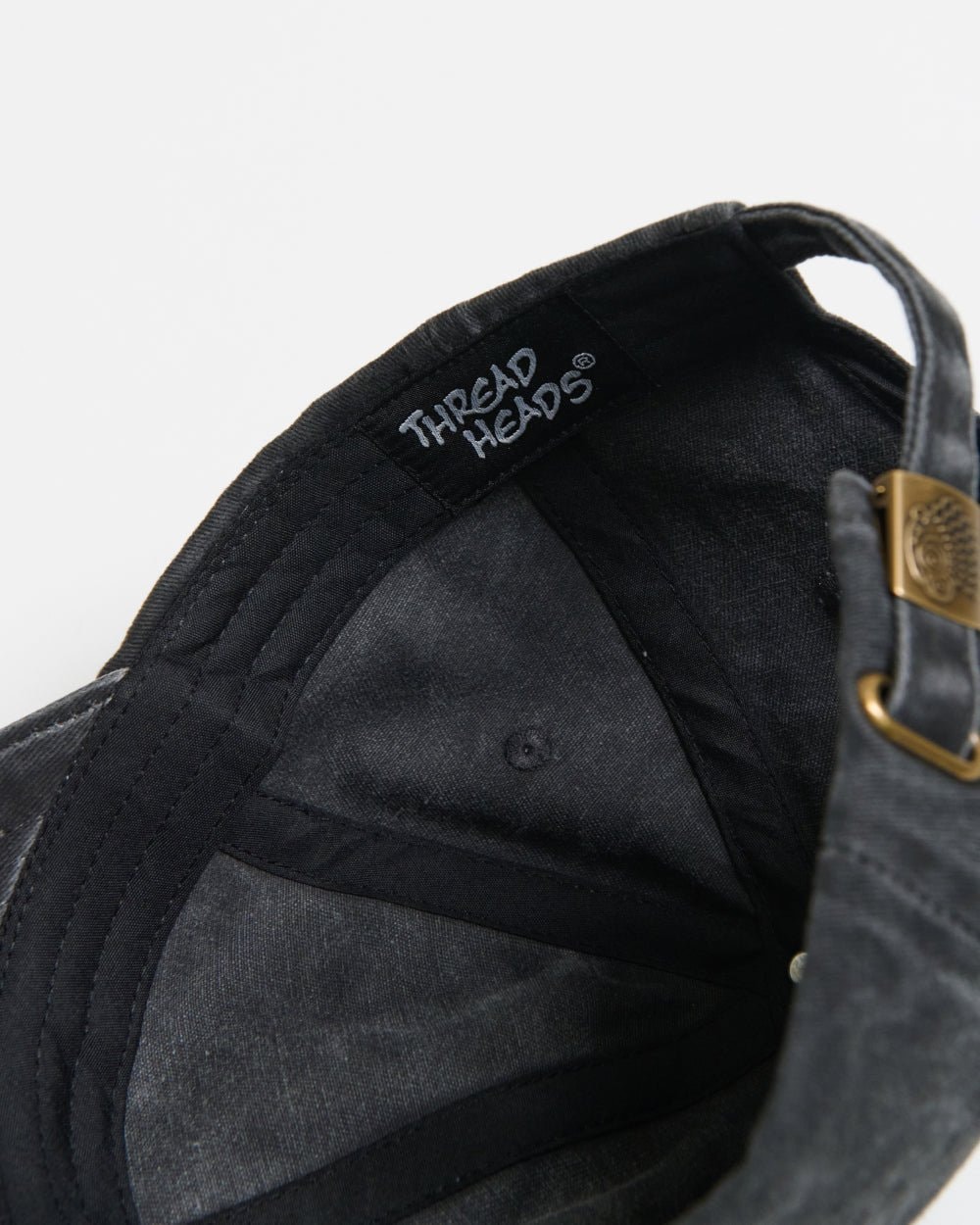 Essential Black Washed Cotton Hat - Breathable Adjustable Acid Wash Cap