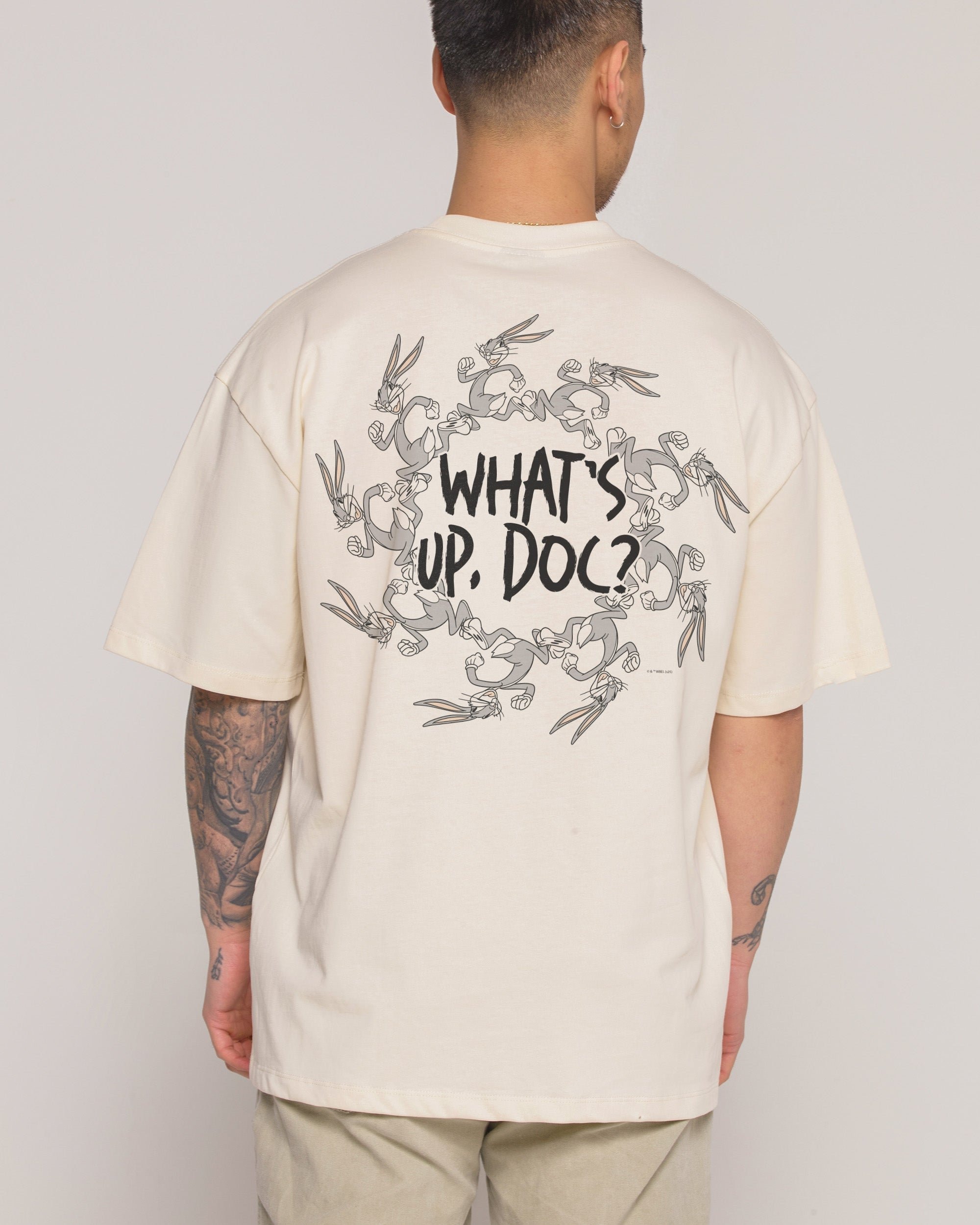 What's up, Doc? Looney Tunes Oversized Graphic Tee - Unisex 100% Combed Cotton